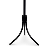 Kapstok metaal zwart - 185 cm hoog, 49 cm breed