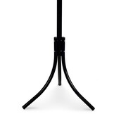 Staande kapstok 10 haken | Zwart Metaal | 185 cm Hoog