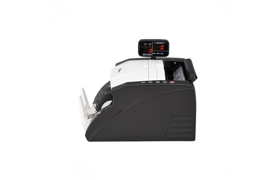 Geldtelmachine 1100 biljetten/min, UV/MG/IR detectie, zwart/wit