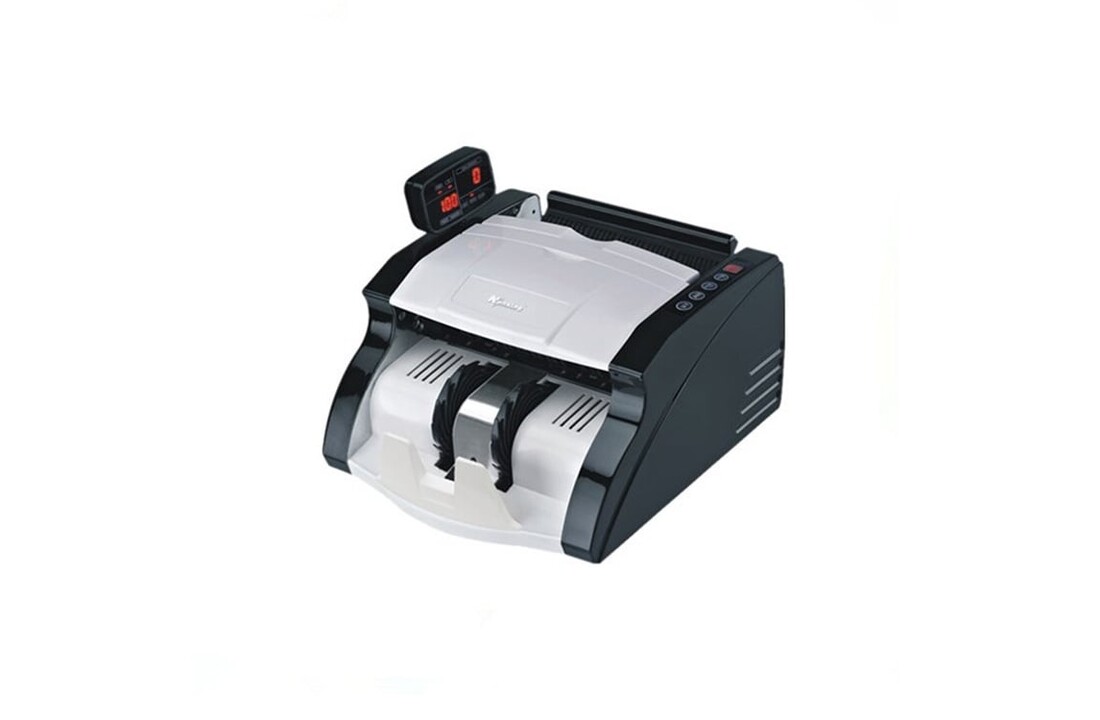 Biljetten telmachine – 1100 biljetten/min – UV/MG/IR detectie – Zwart/Wit