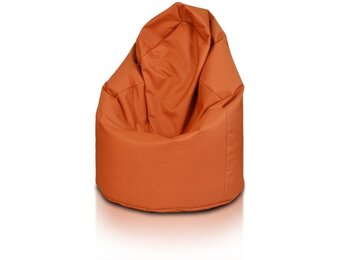 Loungestoel zitzak bruin - 70x70x110cm | EPS-kralen & Polyester