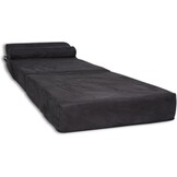 Opklapbaar logeermatras Zwart 70x200x15cm Foam Europees keurmerk