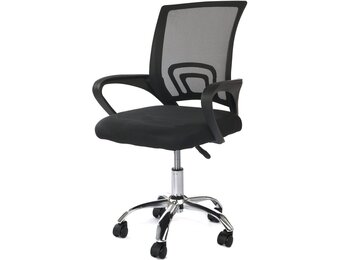 Ergonomische bureaustoel zwart mesh, verstelbaar, 120kg