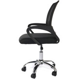 Ergonomische bureaustoel zwart mesh, verstelbaar, 120kg