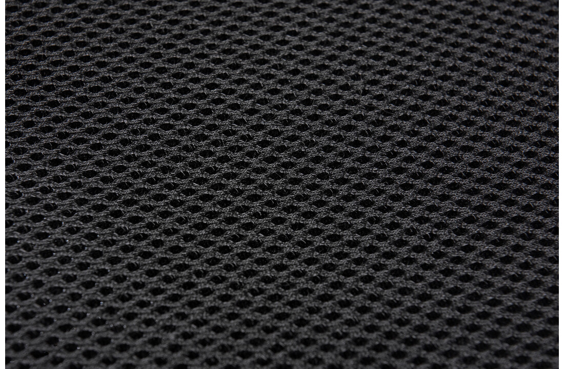 Zwarte bureaustoel ergonomisch, verstelbaar, mesh, 120kg