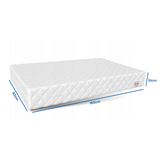 Matras kokosvezel 80x160 - koudschuim - 10cm - H2+H3 - Wit