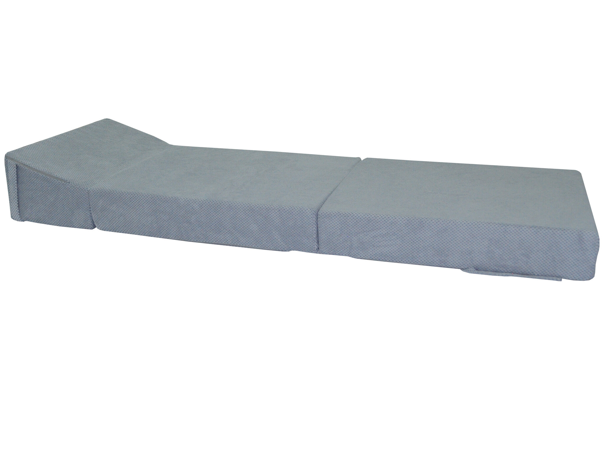 Slaap poef matras - 200x70x15cm - Grijs Velvet Dot