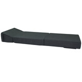 Opklapbaar matras 200x70x15cm Antraciet Bouclé