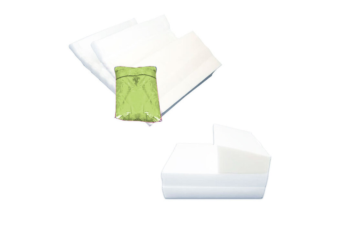 Fauteuil groen opvouwbaar matras 200x70cm, 15cm dik foam