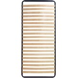 Bedbodem metaal 90x200cm zwart - 27 latten berken