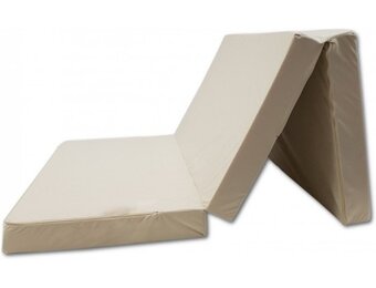 Opvouwbaar matras 120x200 | 10cm dik foam | Crème | H3