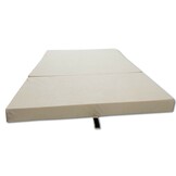 Opvouwbaar matras 120x200 | 10cm dik foam | Crème | H3