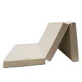 Camping matras 120x200 cm - Opvouwbaar logeermatras Crème Foam H3