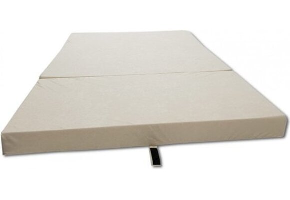 Campingmatras crème 80x200x10cm opvouwbaar foam EU