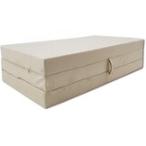 Campingmatras crème 80x200x10cm opvouwbaar foam EU