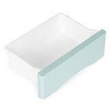 Opbergkast pastel - 5 lades, kunststof, 75x27x39cm, wit frame