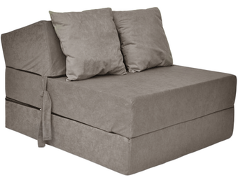 Logeermatras opvouwbaar 70x200x15cm Grijs Foam