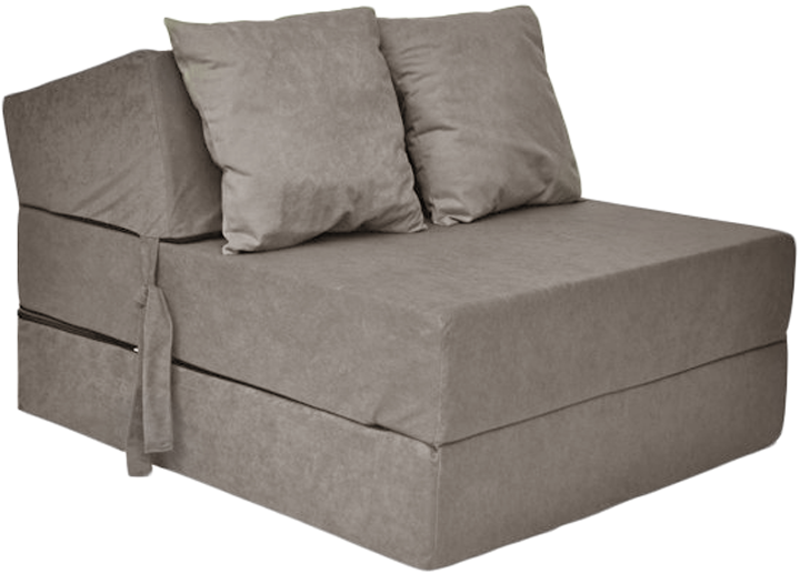 Matras Slaapbank Grijs 70x200x15cm Foam - Praktisch Logeermatras