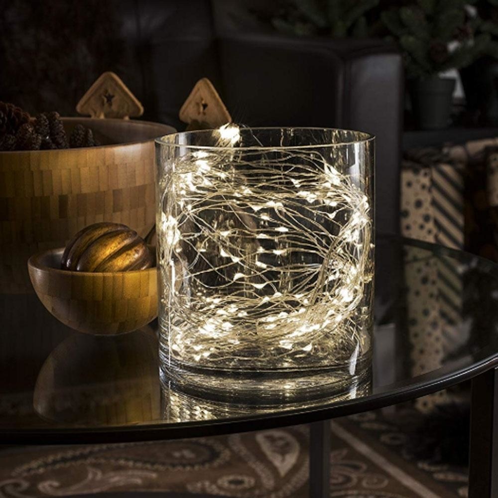 Kerstboom decoratie lichtjes: 300 LED, 30m, Warm Wit, 8 Functies