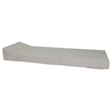 Vouwmatras 200x70 - Crème Velvet Dot PUR-schuim H3