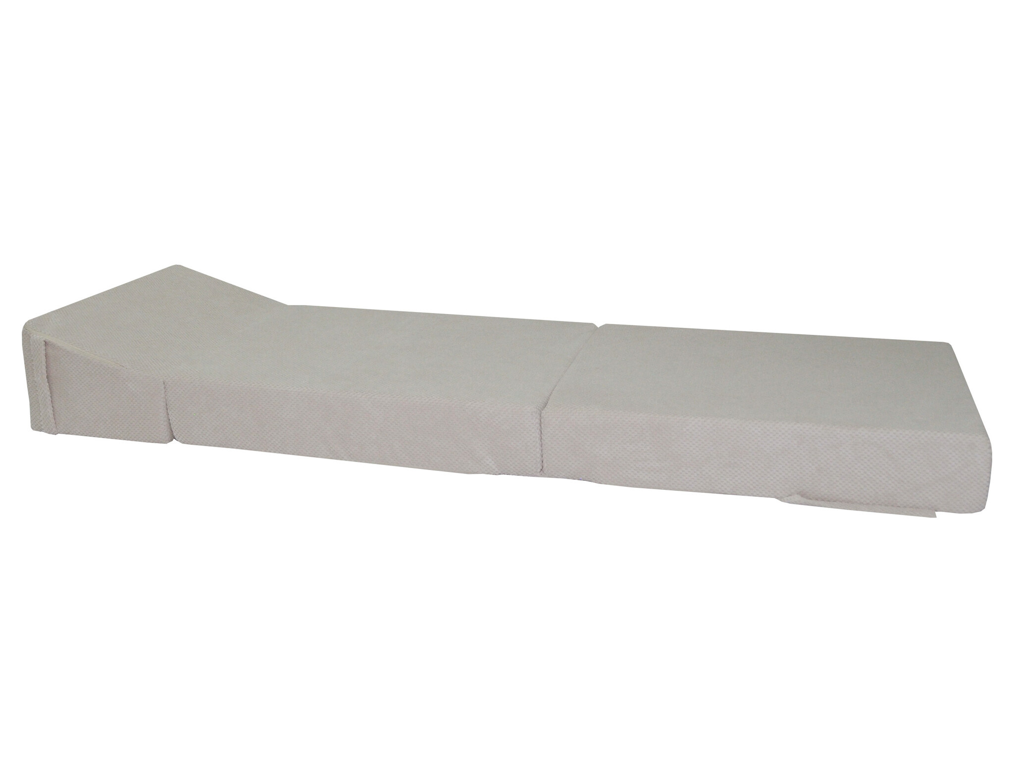 Vouwmatras 200x70 - Crème Velvet Dot PUR-schuim H3