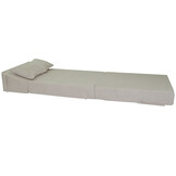 Opklapbaar matras gast - 200x70x15cm, Crème, PUR-schuim
