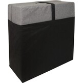 Opklapmatras grijs, 195x65x10cm, schuim, comfortabel logeermatras