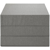 Opklapmatras grijs, 195x65x10cm, schuim, comfortabel logeermatras
