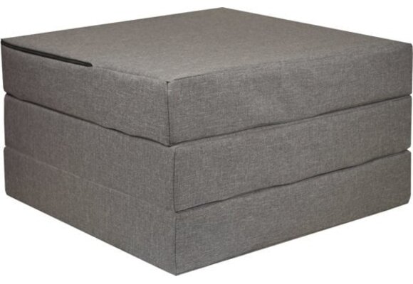 Reismatras 195x65 - Grijs Opvouwbaar Foam Matras 10cm