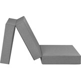 Reismatras 195x65 - Grijs Opvouwbaar Foam Matras 10cm