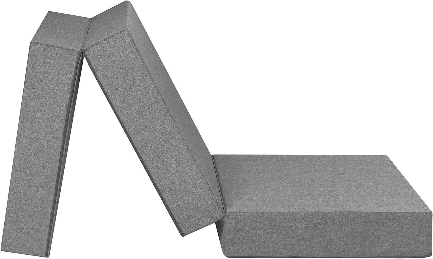 Reismatras 195x65 - Grijs Opvouwbaar Foam Matras 10cm