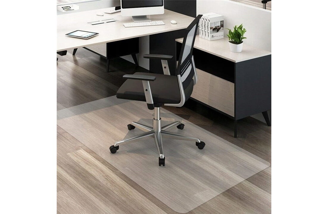 Vloerbeschermer 130x90 cm, Transparant Mat Polypropyleen