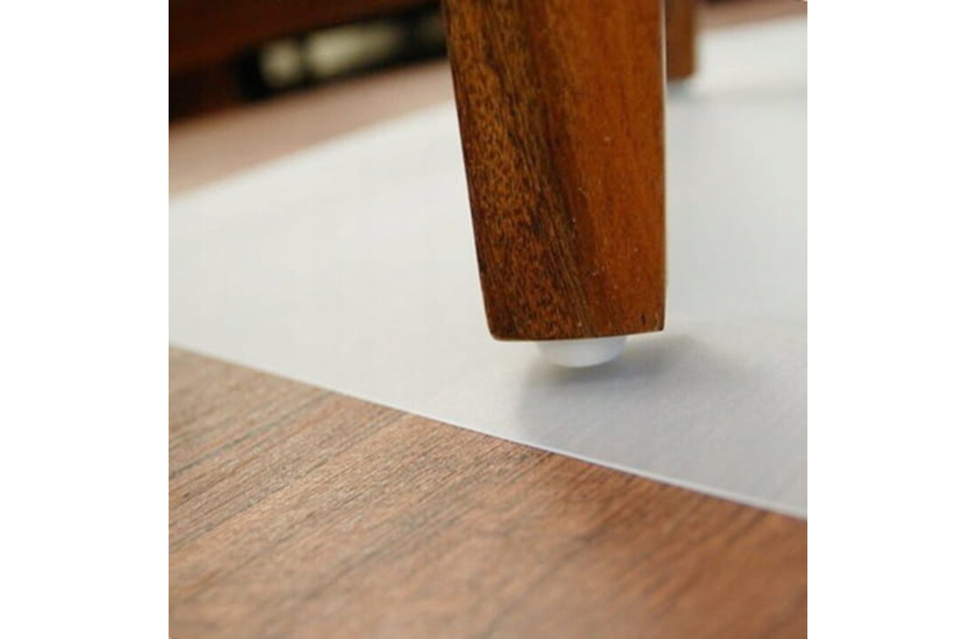 Vloerbeschermer 130x90 cm, Transparant Mat Polypropyleen