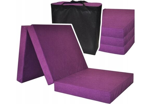 Camping matras draagtas | Extra dik 15cm | Violet Foam 195x80cm