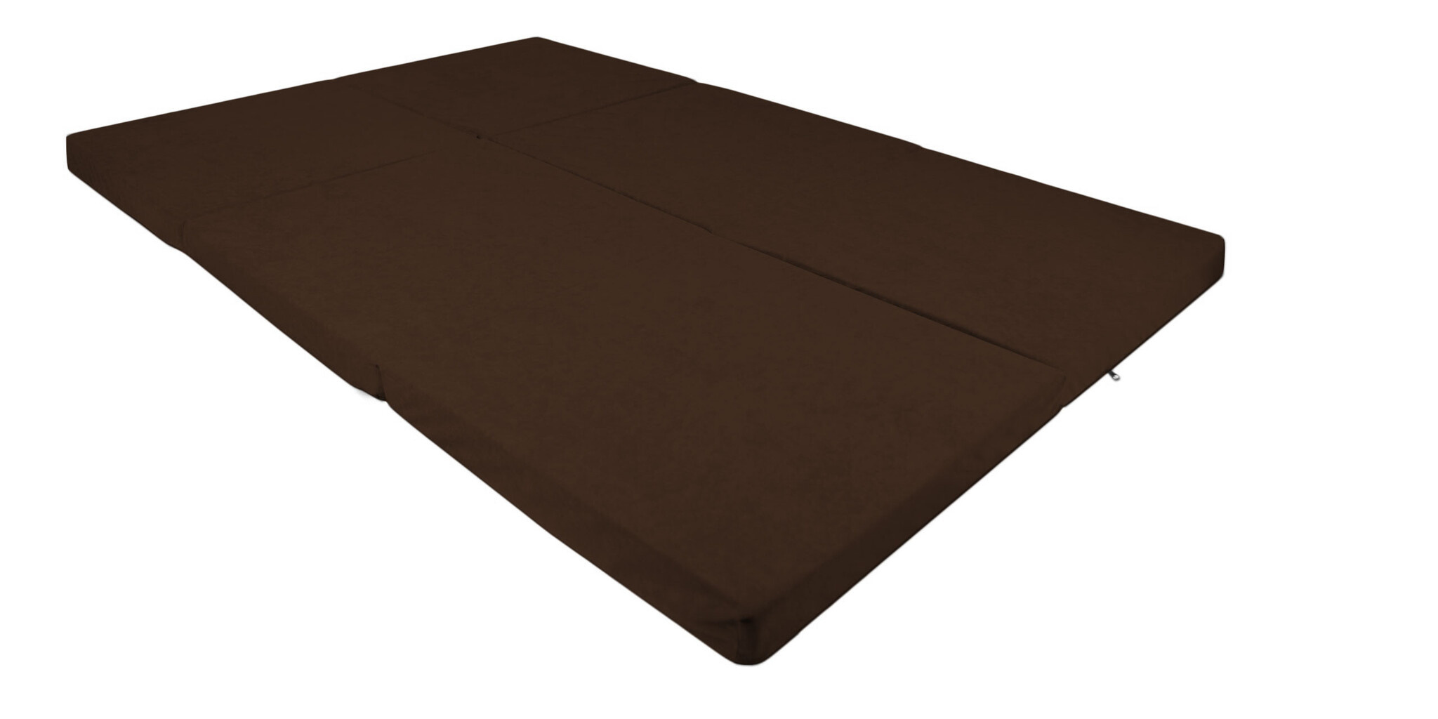 Matras 120cm breed | Opvouwbaar | 195x120x7cm | Bruin | Foam