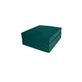 Logeerbed opvouwbaar 195x80cm dik groen foam matras