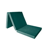 Logeerbed opvouwbaar 195x80cm dik groen foam matras