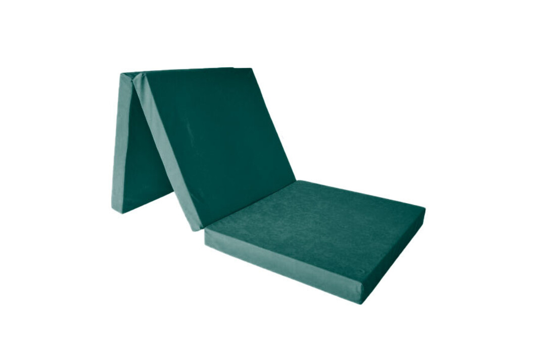 Campingmatras 195x80 - Extra dik 15cm - Groen Foam - Opvouwbaar
