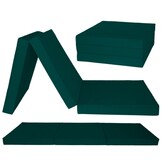 Matras extra dik groen - 195x80x15 cm foam logeermatras