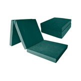 Matras extra dik groen - 195x80x15 cm foam logeermatras