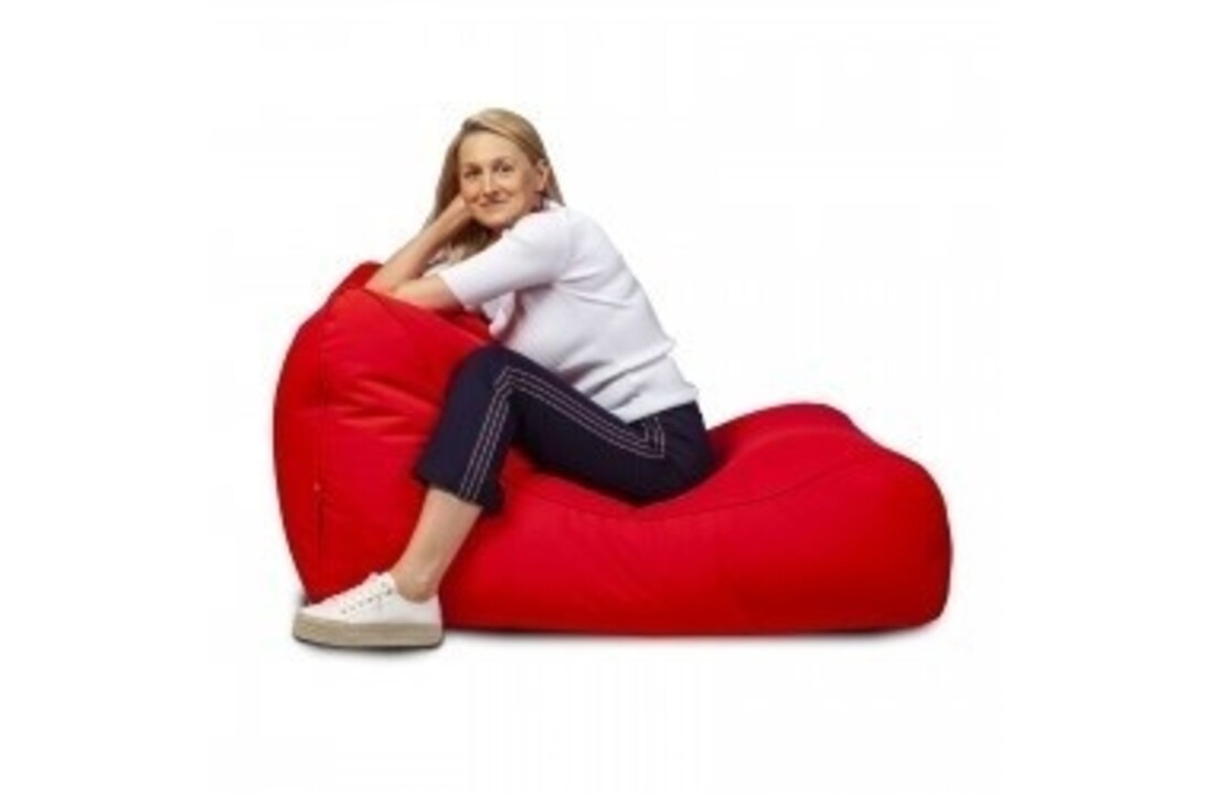 Waterdichte poef tuin – Rood, 115x65cm, Waterdicht Polyester