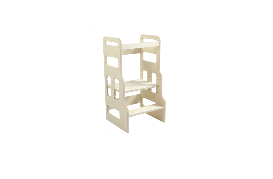 Leertoren kind - Keukenhulp 85x42x45cm Berken Multiplex