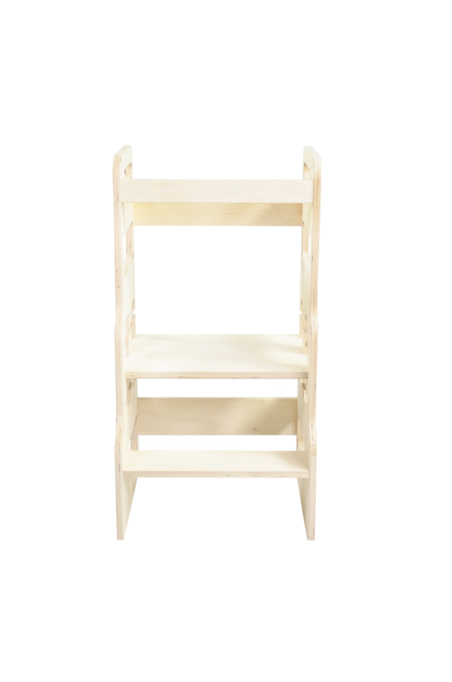 Keukenhulp kind: Leertoren kindertrapje 85x42x45 cm Berken Multiplex