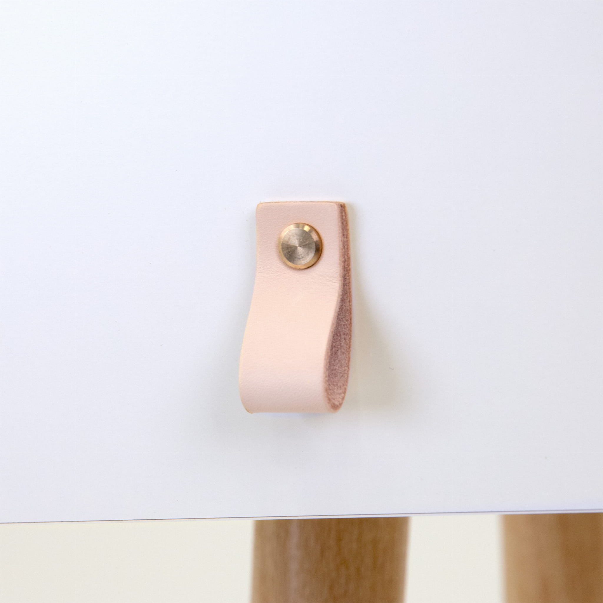 Kaptafel wit lades - Scandinavisch design, MDF/Beukenhout, 120x80x40cm