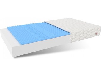 Schuimmatras 80x200 cm Wit | 12cm Dik | 7 Zones | HR Schuim & Latex