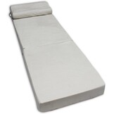 Opklapmatras crème | 70x200x15cm | Foam | Wasbare hoes