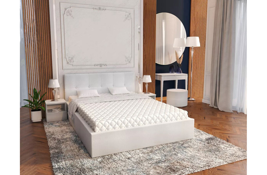 Matras 17 cm dik - 7 Zone Pocketvering 160x200 Wit