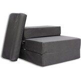 Logeermatras opvouwbaar - 70x200x15cm Grijs Foam