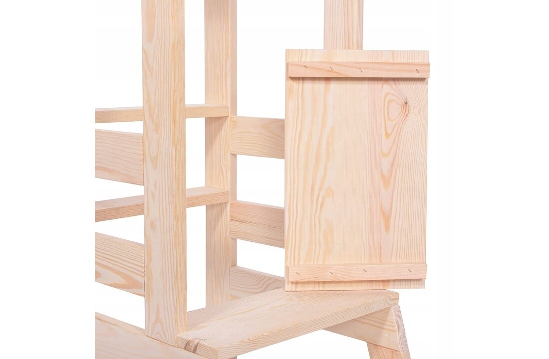 Leertoren kind - Keukenhulp & trapje, 90x39x52 cm, berken multiplex