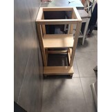 Leertoren kind - Keukenhulp & trapje, 90x39x52 cm, berken multiplex